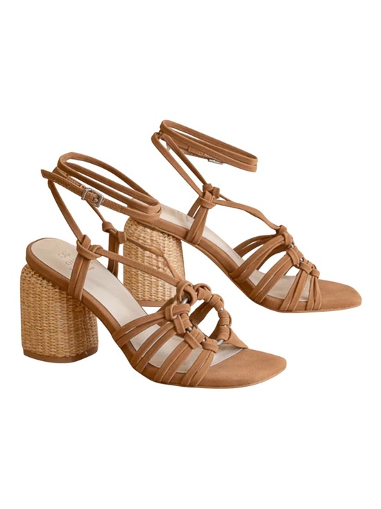Oasis Society Shoes - Oasis Society California Raffia Block Heel Sandals NWOT Women’s 8.5 Coastal Chic